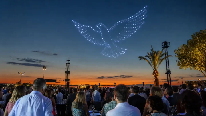 Drones et animations aériennes : la nouvelle attraction des grands événements d&rsquo;entreprise